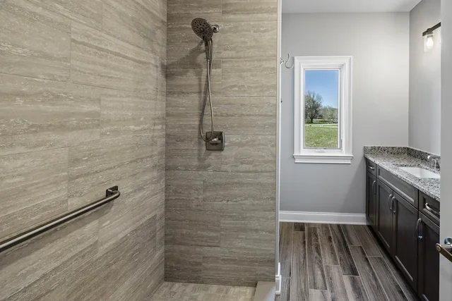 Auberlun Bathroom — Providence Builders home