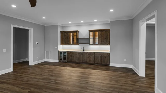 Aylesbury V Lower Level Bar — Providence Builders home