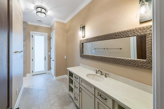 Mont Blanc Bathroom — Providence Builders home