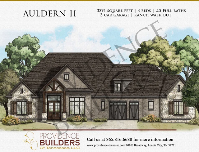 Auldern II original front elevation