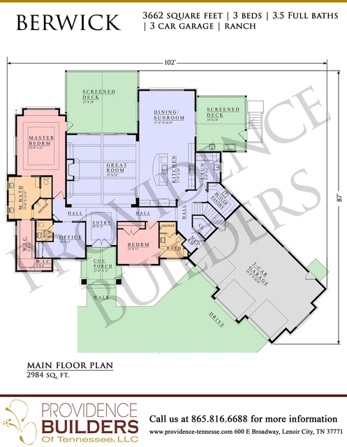 Berwick original plan sheet 2