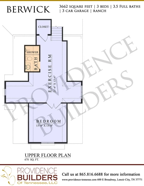 Berwick original plan sheet 3