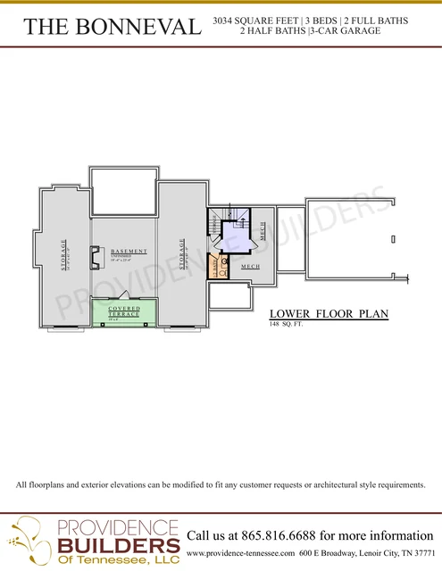 Bonneval original plan sheet 3
