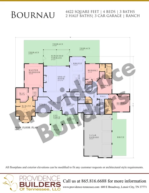 Bournau original plan sheet 2