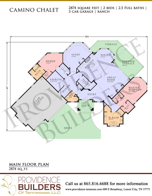 Camino Chalet original plan sheet 2