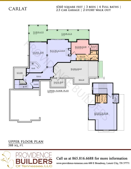 Carlat original plan sheet 3