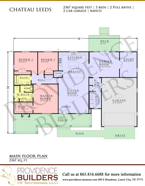 Chateau Leeds original plan sheet 2
