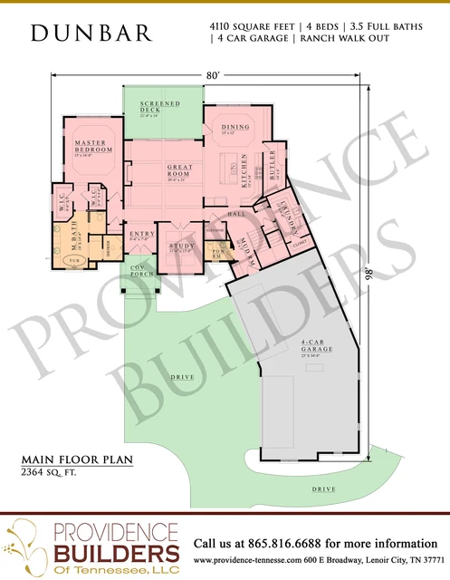 Dunbar original plan sheet 2