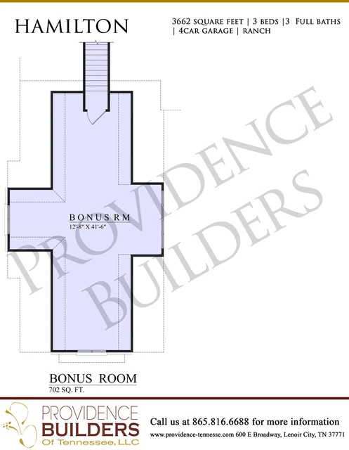 Hamilton original plan sheet 3