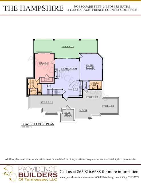 Hampshire original plan sheet 3