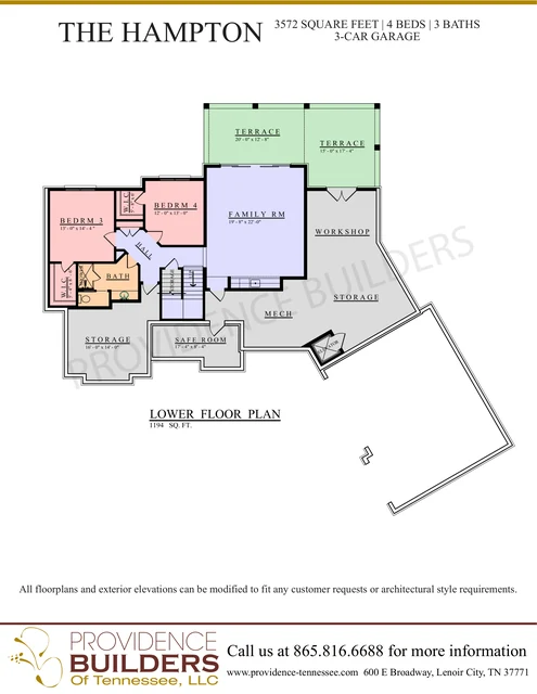 Hampton original plan sheet 3