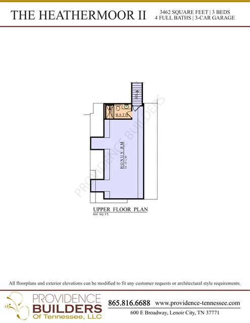 Heathermor II original plan sheet 3