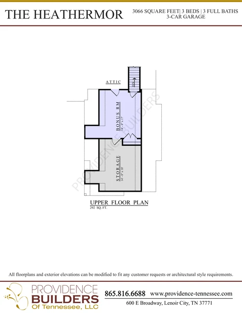 Heathermor original plan sheet 3