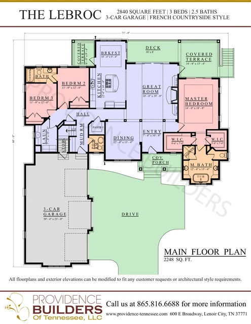 LeBroc original plan sheet 2