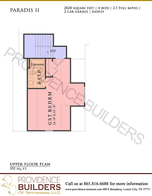 Paradis II original plan sheet 3
