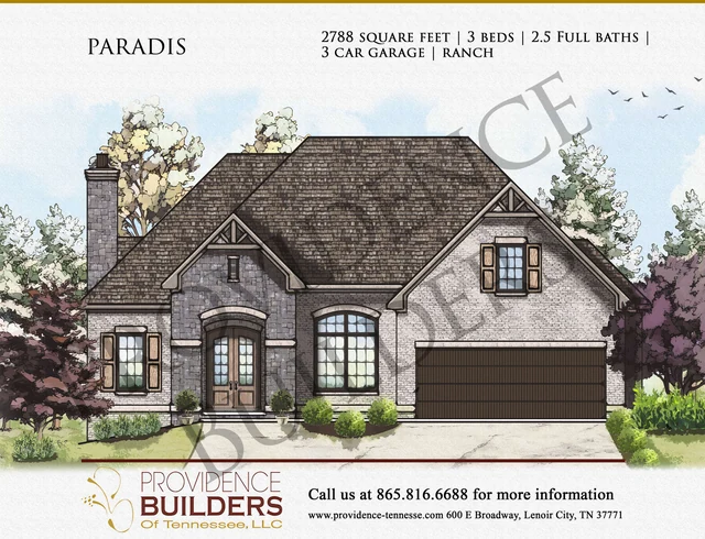 Paradis original front elevation