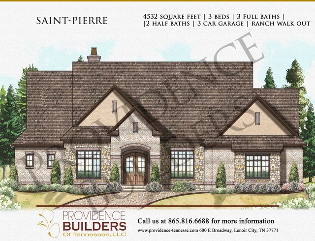 Saint-Pierre original front elevation
