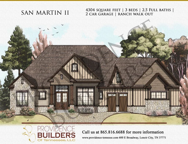 San Martin II original front elevation