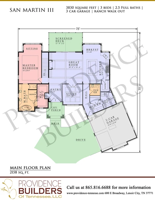 San Martin III original plan sheet 2