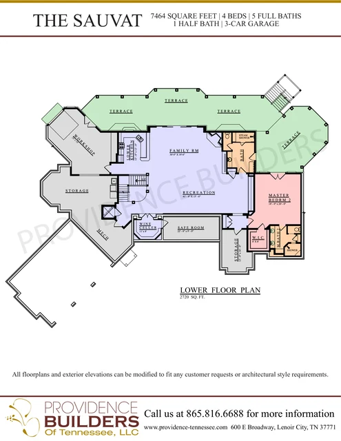 Sauvat original plan sheet 3
