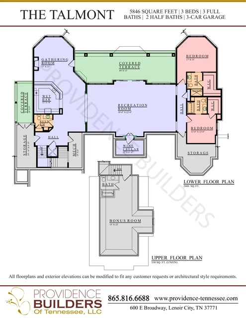 Talmont original plan sheet 3