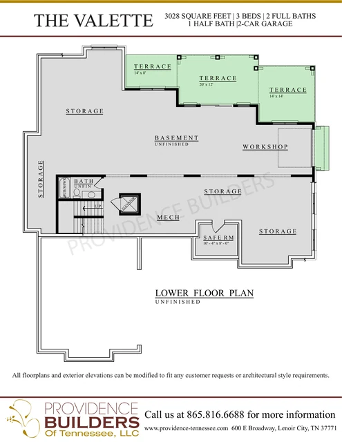 Valette original plan sheet 3
