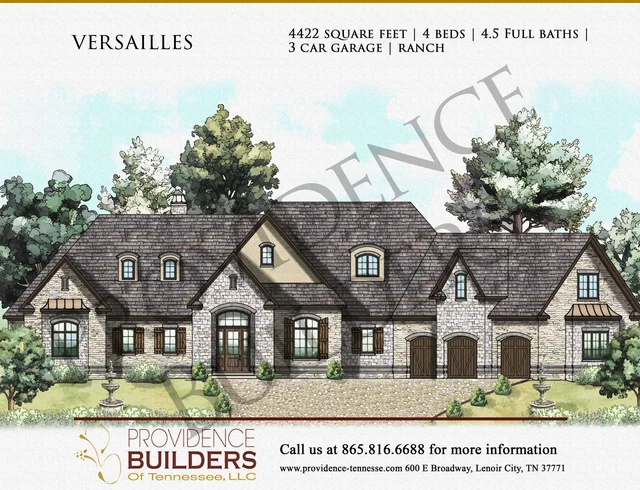 Versailles original front elevation