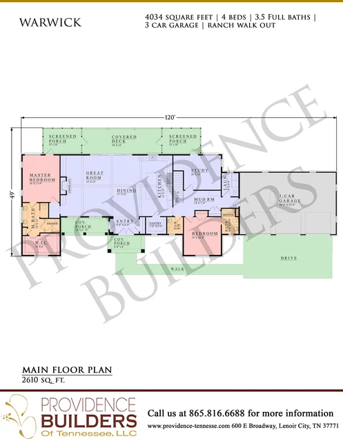 Warwick original plan sheet 2