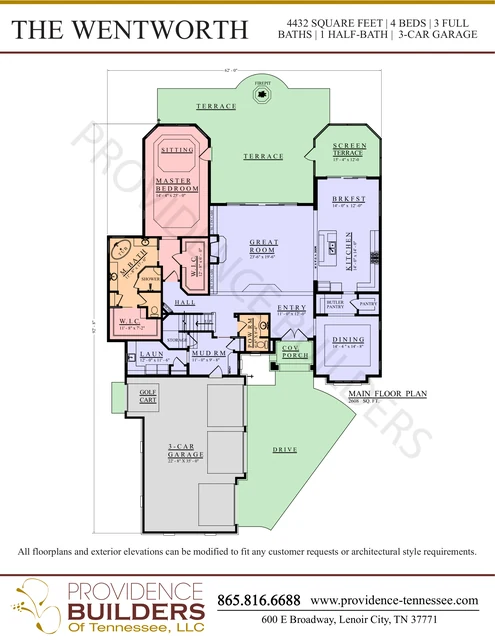 Wentworth original plan sheet 2