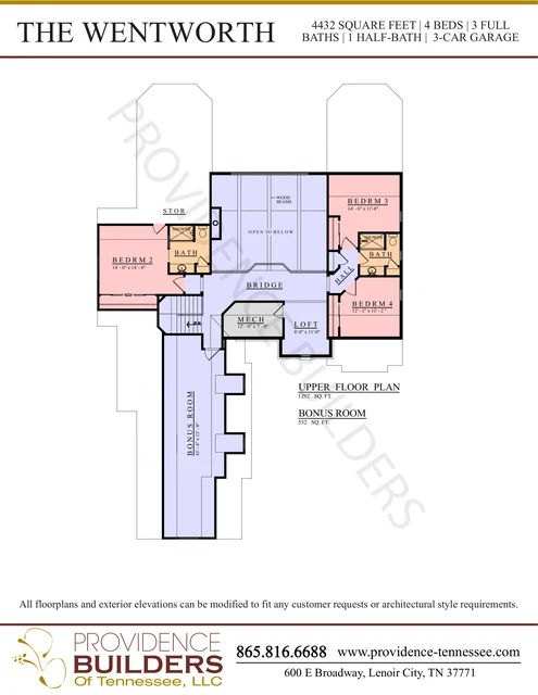 Wentworth original plan sheet 3