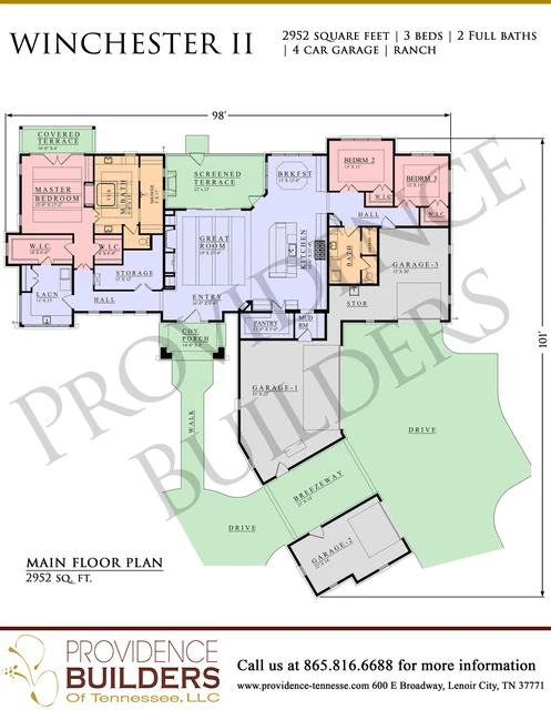 Winchester II original plan sheet 2