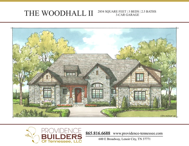 Woodhall II original front elevation