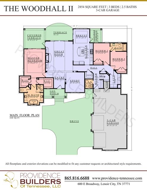 Woodhall II original plan sheet 2