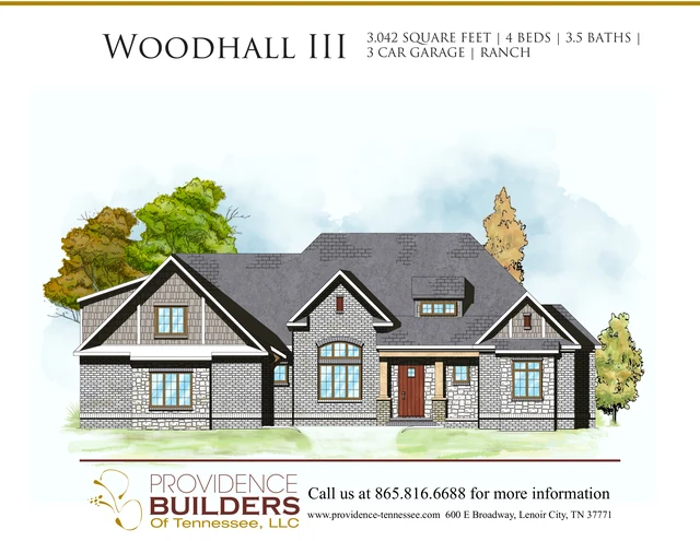 Woodhall III original front elevation