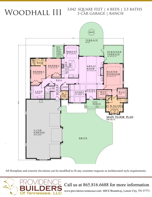 Woodhall III original plan sheet 2