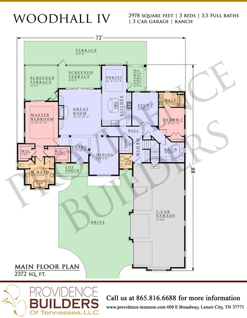 Woodhall IV original plan sheet 2