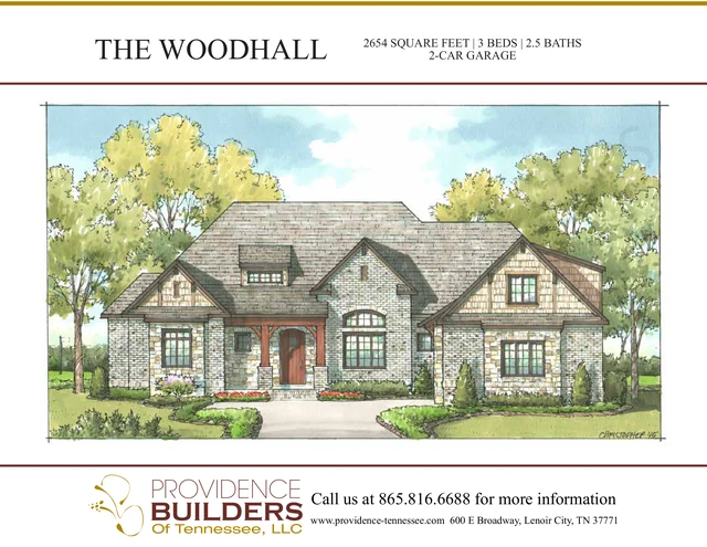 Woodhall original front elevation